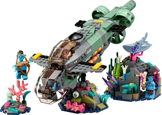 Main image of international version Avatar Series 75577 Mako Submarine Number of parts 553 Suitable for age 9+ toy building blocks