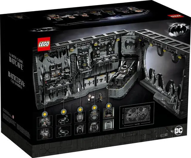 Alt view image 5 of 5 - international version Batman Series 76252 Batcave  Shadow Box Number of parts 3981 Suitable for age 18+ toy building blocks