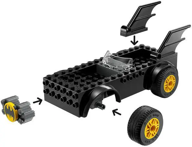 Alt view image 5 of 7 - international version Batman Series 76264 Batmobile Pursuit: Batman vs. The Joker Number of parts 54 Suitable for age 4+ toy building blocks