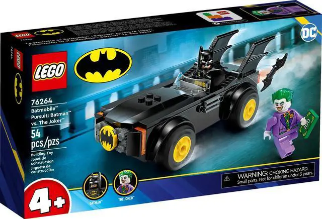 Alt view image 7 of 7 - international version Batman Series 76264 Batmobile Pursuit: Batman vs. The Joker Number of parts 54 Suitable for age 4+ toy building blocks
