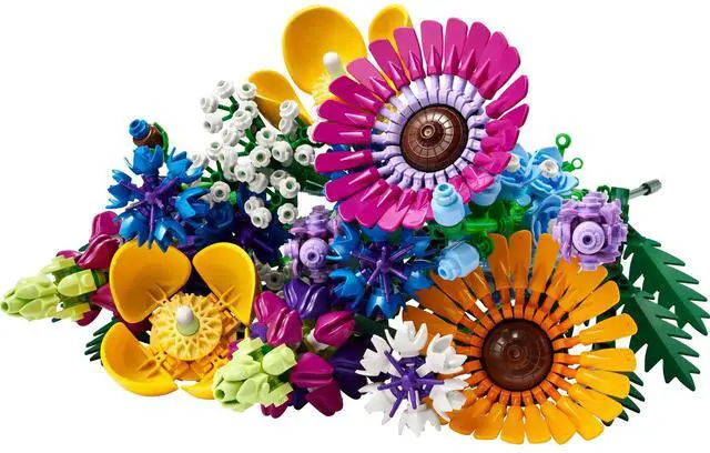 Alt view image 3 of 7 - international version BOTANICALS Series 10313 Wildflower Bouquet Number of parts 939 Suitable for age 18+ toy building blocks