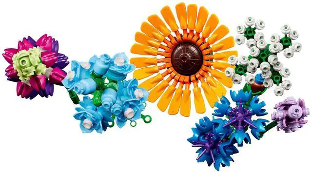 Alt view image 5 of 7 - international version BOTANICALS Series 10313 Wildflower Bouquet Number of parts 939 Suitable for age 18+ toy building blocks