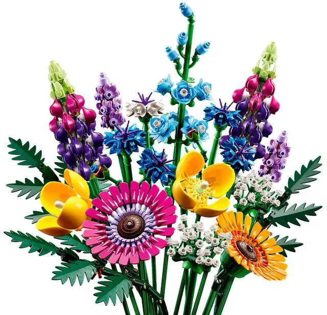 Main image of international version BOTANICALS Series 10313 Wildflower Bouquet Number of parts 939 Suitable for age 18+ toy building blocks