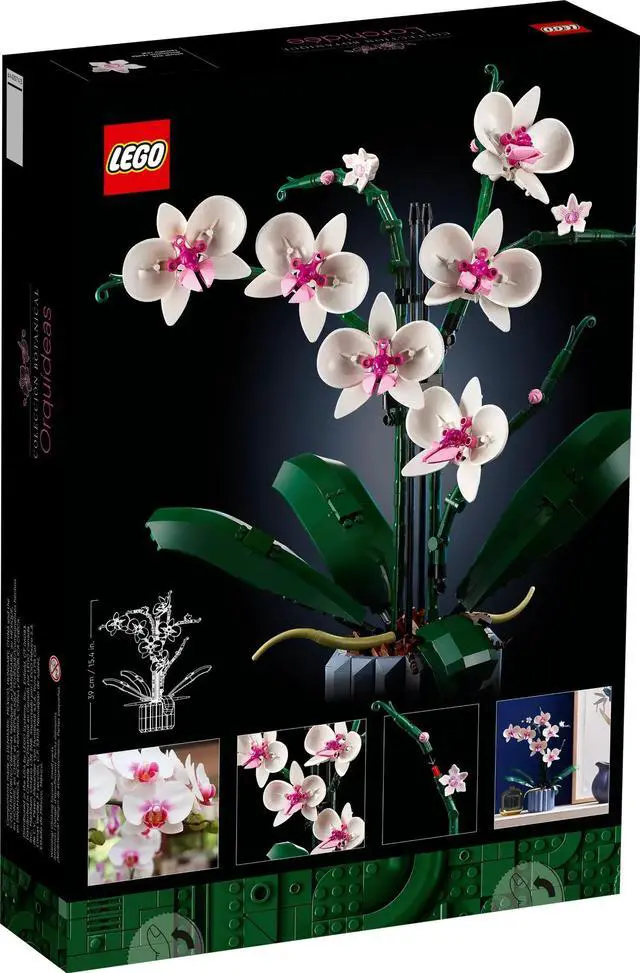 Alt view image 5 of 7 - international version BOTANICALS Series 10311 Orchid Number of parts 608 Suitable for age 18+ toy building blocks