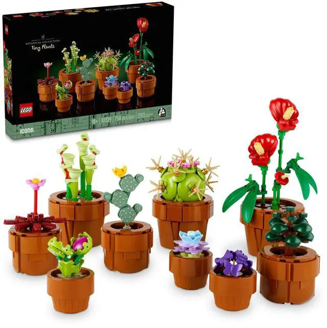 Alt view image 2 of 5 - international version BOTANICALS Series 10329 Tiny Plants Number of parts 758 Suitable for age 18+ toy building blocks