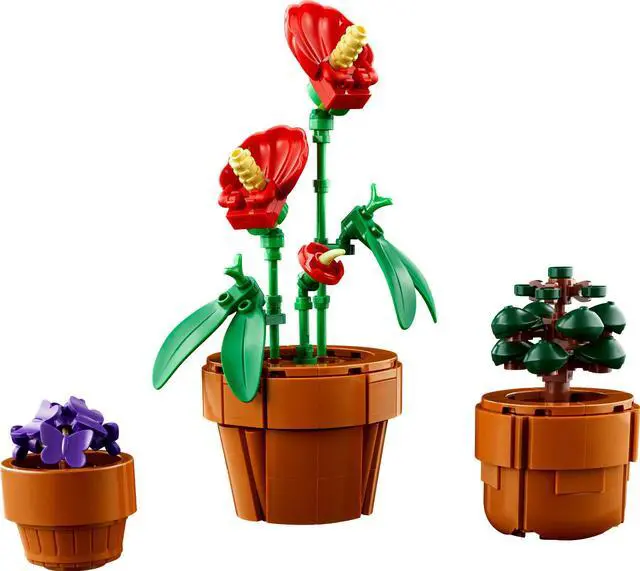 Alt view image 4 of 5 - international version BOTANICALS Series 10329 Tiny Plants Number of parts 758 Suitable for age 18+ toy building blocks