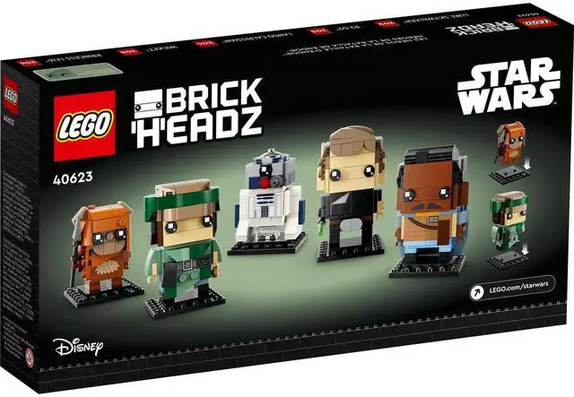 Alt view image 4 of 5 - international version BrickHeadz Series 40623 Battle of Endor Heroes Number of parts 549 Suitable for age 10+ toy building blocks