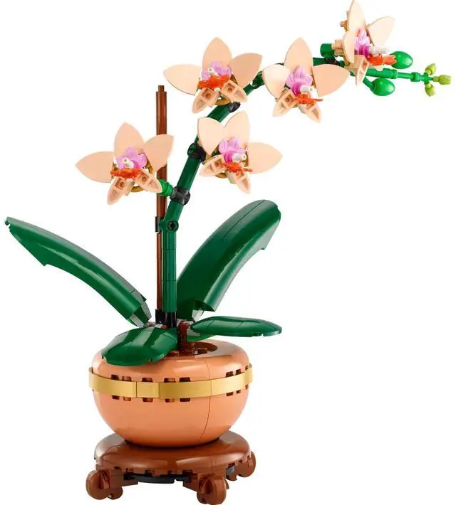 Main image of international version BOTANICALS Series 10343 Mini Orchid Number of parts 274 Suitable for age 18+ toy building blocks