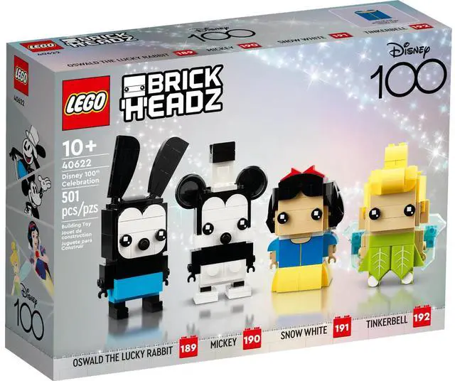 Alt view image 2 of 5 - international version BrickHeadz Series 40622 Disney 100th Celebration Number of parts 501 Suitable for age 10+ toy building blocks
