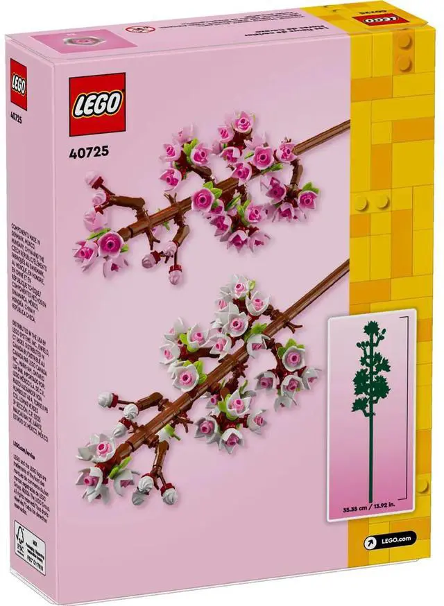 Alt view image 3 of 5 - international version BOTANICALS Series 40725 Cherry Blossoms Number of parts 430 Suitable for age 8+ toy building blocks