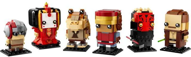 Main image of international version BrickHeadz Series 40676 The Phantom Menace Number of parts 732 Suitable for age 10+ toy building blocks