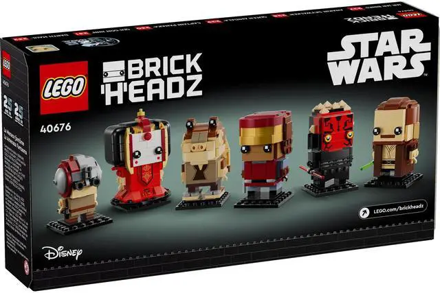 Alt view image 4 of 5 - international version BrickHeadz Series 40676 The Phantom Menace Number of parts 732 Suitable for age 10+ toy building blocks