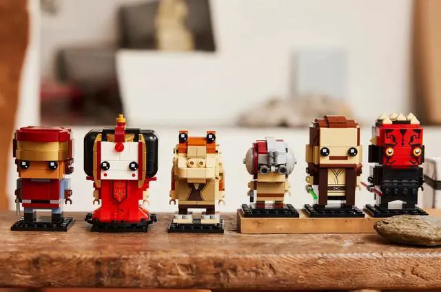 Alt view image 5 of 5 - international version BrickHeadz Series 40676 The Phantom Menace Number of parts 732 Suitable for age 10+ toy building blocks