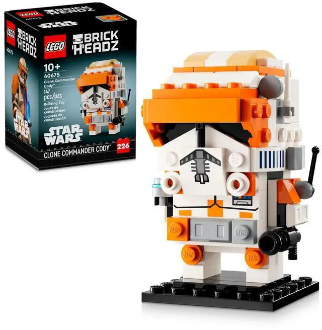 Alt view image 2 of 5 - international version BrickHeadz Series 40675 Clone Commander Cody Number of parts 147 Suitable for age 10+ toy building blocks