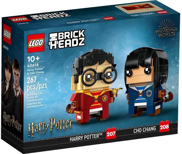 Alt view image 2 of 5 - international version BrickHeadz Series 40616 Harry Potter & Cho Chang Number of parts 267 Suitable for age 10+ toy building blocks