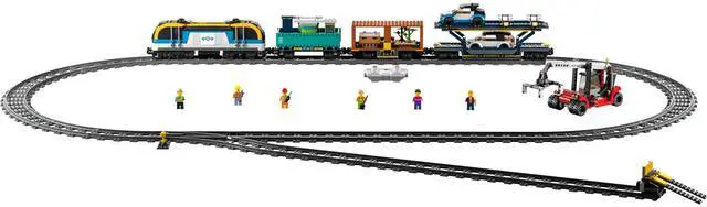 Main image of international version city Series 60336 Freight Train Number of parts 1153 Suitable for age 7+ toy building blocks