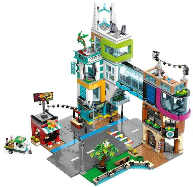 Alt view image 3 of 5 - international version city Series 60380 Downtown Number of parts 2010 Suitable for age 8+ toy building blocks