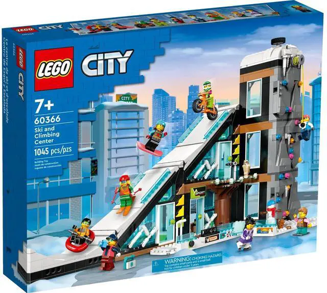 Alt view image 2 of 5 - international version city Series 60366 Ski and Climbing Center Number of parts 1045 Suitable for age 7+ toy building blocks