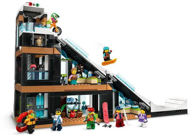 Alt view image 3 of 5 - international version city Series 60366 Ski and Climbing Center Number of parts 1045 Suitable for age 7+ toy building blocks