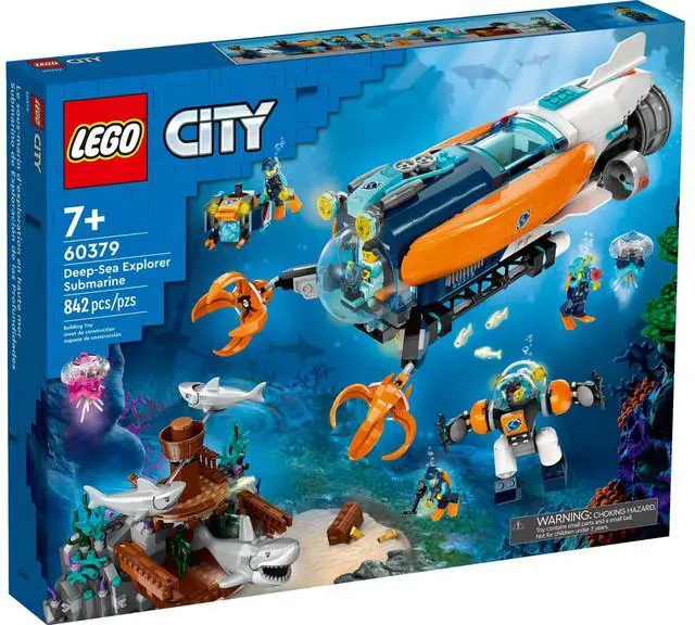 Alt view image 2 of 5 - international version city Series 60379 Deep-Sea Explorer Submarine Number of parts 842 Suitable for age 7+ toy building blocks