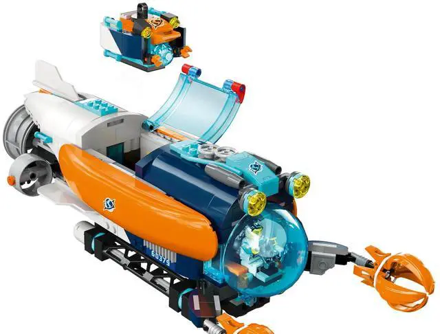 Alt view image 4 of 5 - international version city Series 60379 Deep-Sea Explorer Submarine Number of parts 842 Suitable for age 7+ toy building blocks