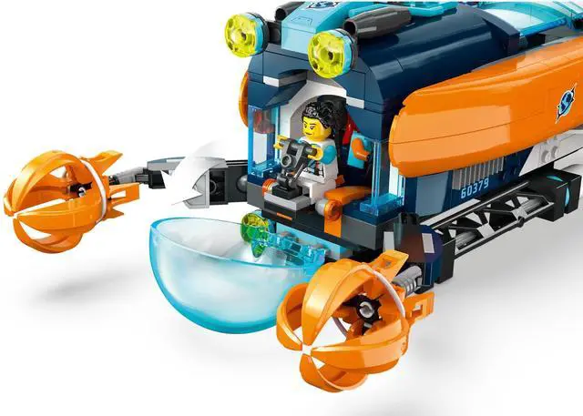 Alt view image 5 of 5 - international version city Series 60379 Deep-Sea Explorer Submarine Number of parts 842 Suitable for age 7+ toy building blocks