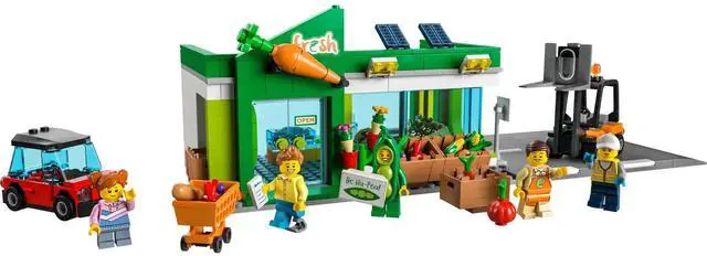 Main image of international version city Series 60347 Grocery Store Number of parts 404 Suitable for age 6+ toy building blocks
