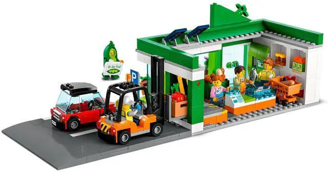 Alt view image 3 of 5 - international version city Series 60347 Grocery Store Number of parts 404 Suitable for age 6+ toy building blocks