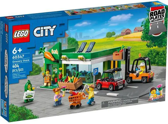 Alt view image 2 of 5 - international version city Series 60347 Grocery Store Number of parts 404 Suitable for age 6+ toy building blocks