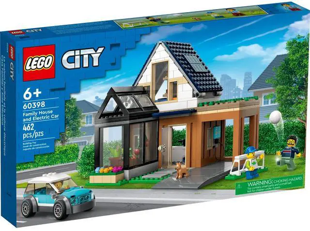 Alt view image 2 of 5 - international version city Series 60398 Family House and Electric Car Number of parts 462 Suitable for age 6+ toy building blocks