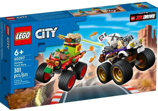 Alt view image 2 of 5 - international version city Series 60397 Monster Truck Race Number of parts 301 Suitable for age 6+ toy building blocks