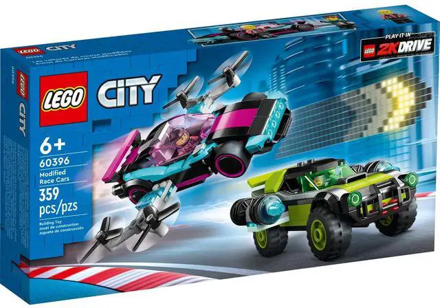 Alt view image 2 of 5 - international version city Series 60396 Modified Race Cars Number of parts 359 Suitable for age 6+ toy building blocks