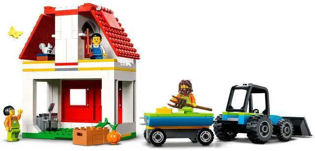 Alt view image 4 of 5 - international version city Series 60346 Barn & Farm Animals Number of parts 230 Suitable for age 4+ toy building blocks