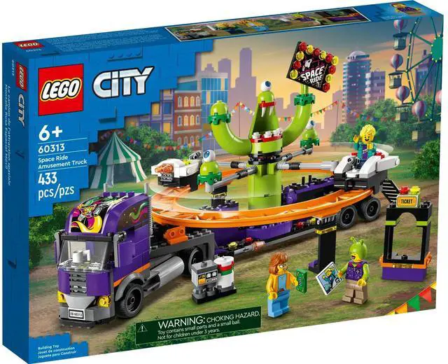 Alt view image 2 of 5 - international version city Series 60313 Space Ride Amusement Truck Number of parts 433 Suitable for age 6+ toy building blocks