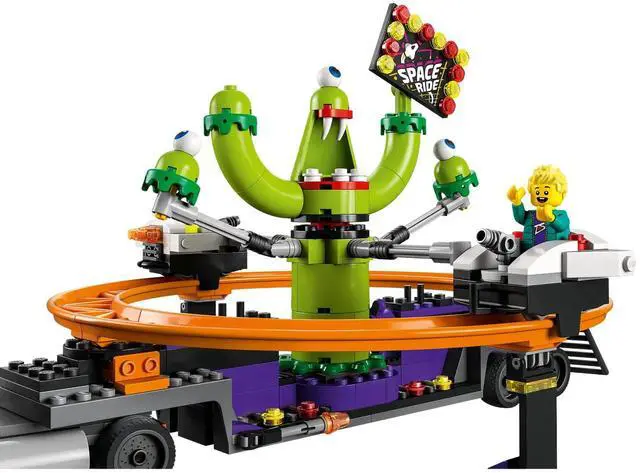 Alt view image 5 of 5 - international version city Series 60313 Space Ride Amusement Truck Number of parts 433 Suitable for age 6+ toy building blocks
