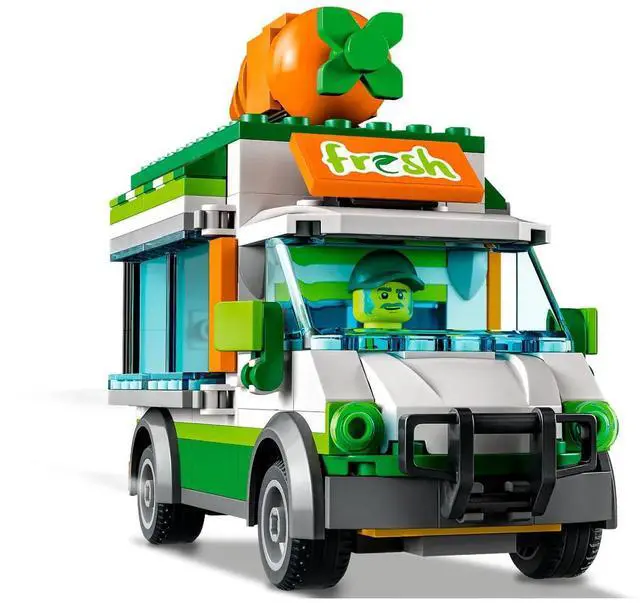 Alt view image 5 of 5 - international version city Series 60345 Farmers Market Van Number of parts 310 Suitable for age 5+ toy building blocks