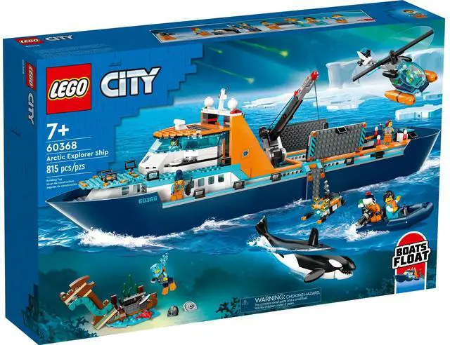 Alt view image 2 of 5 - international version city Series 60368 Arctic Explorer Ship Number of parts 815 Suitable for age 7+ toy building blocks