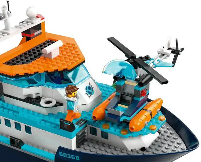 Alt view image 5 of 5 - international version city Series 60368 Arctic Explorer Ship Number of parts 815 Suitable for age 7+ toy building blocks