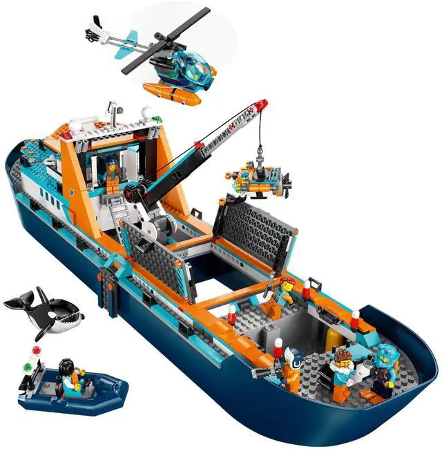 Alt view image 4 of 5 - international version city Series 60368 Arctic Explorer Ship Number of parts 815 Suitable for age 7+ toy building blocks