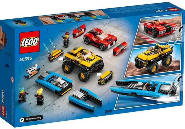Alt view image 5 of 5 - international version city Series 60395 Combo Race Pack Number of parts 362 Suitable for age 6+ toy building blocks