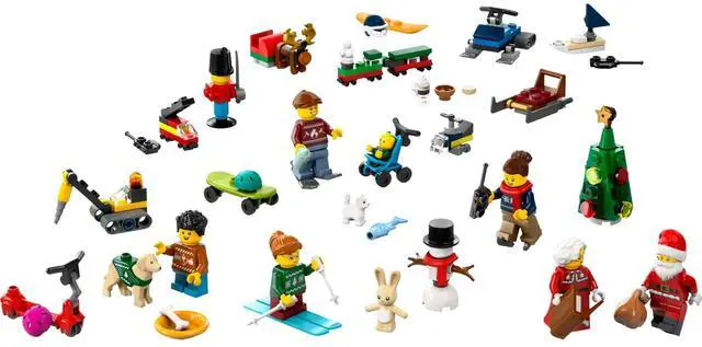 Alt view image 2 of 5 - international version city Series 60436 LEGO® City Advent Calendar 2024 Number of parts 195 Suitable for age 5+ toy building blocks