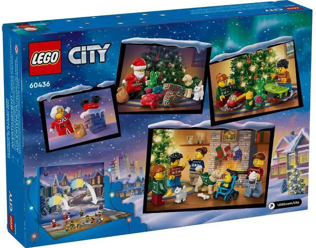 Alt view image 5 of 5 - international version city Series 60436 LEGO® City Advent Calendar 2024 Number of parts 195 Suitable for age 5+ toy building blocks