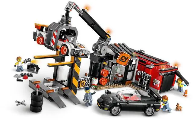 Alt view image 3 of 5 - international version city Series 60472 Scrapyard with Cars Number of parts 871 Suitable for age 7+ toy building blocks