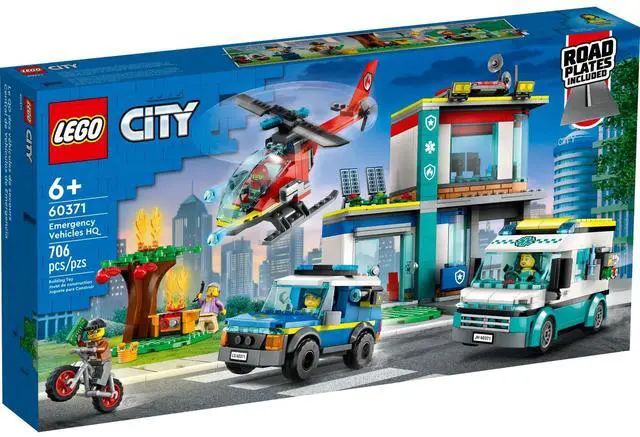 Alt view image 2 of 5 - international version city Series 60371 Emergency Vehicles HQ Number of parts 706 Suitable for age 6+ toy building blocks