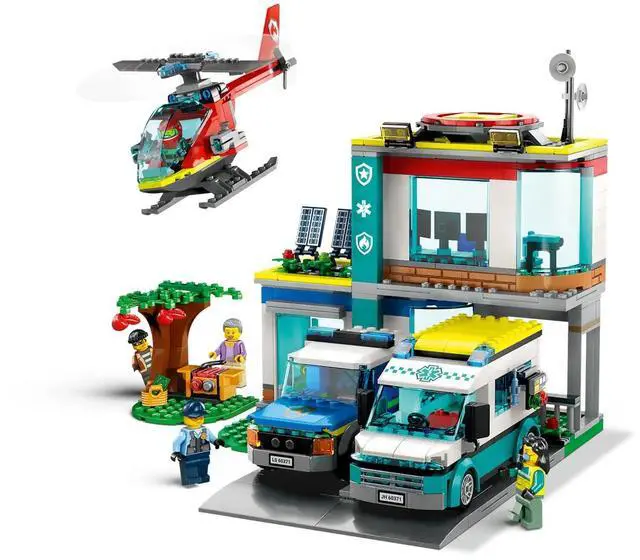 Alt view image 4 of 5 - international version city Series 60371 Emergency Vehicles HQ Number of parts 706 Suitable for age 6+ toy building blocks