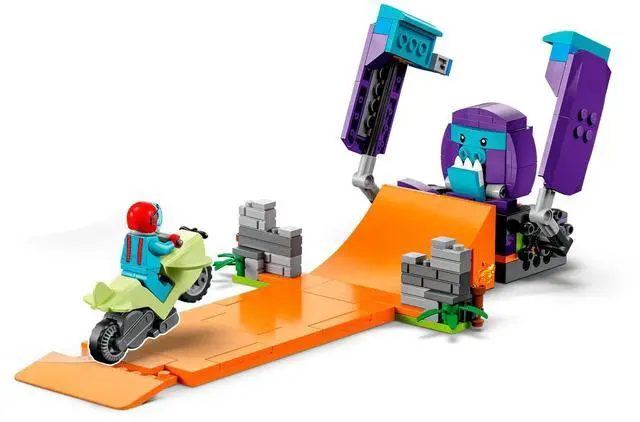 Alt view image 3 of 5 - international version city Series 60338 Smashing Chimpanzee Stunt Loop Number of parts 226 Suitable for age 7+ toy building blocks