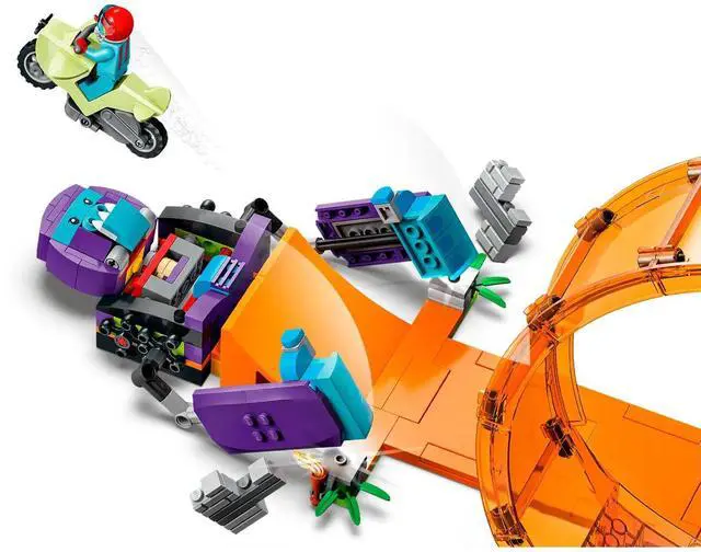 Alt view image 4 of 5 - international version city Series 60338 Smashing Chimpanzee Stunt Loop Number of parts 226 Suitable for age 7+ toy building blocks
