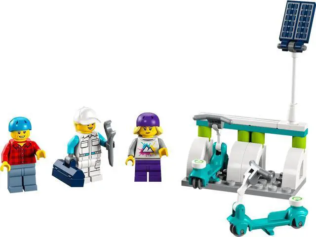 Main image of international version city Series 40526 Electric Scooters & Charging Dock Number of parts 50 Suitable for age 6+ toy building blocks