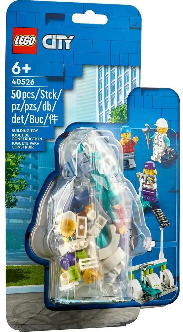 Alt view image 2 of 3 - international version city Series 40526 Electric Scooters & Charging Dock Number of parts 50 Suitable for age 6+ toy building blocks