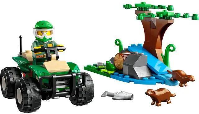 Main image of international version city Series 60399 Green Race Car Number of parts 56 Suitable for age 4+ toy building blocks